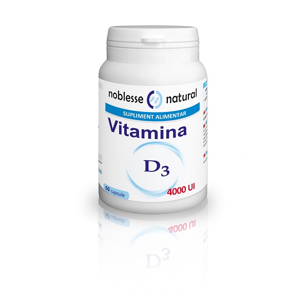 Vitamina D3, 4000 UI, 60 capsule, Noblesse