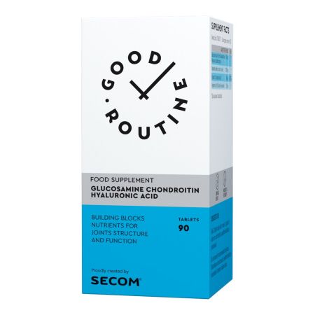 Glucosamine Chondroitin Hyaluronic Acid Good Routine, 90 comprimate, Secom