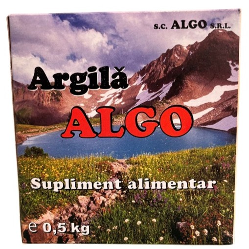 Argila sub forma de bulgarasi, 500 g, Algo