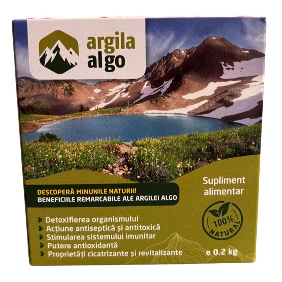 Argila sub forma de bulgarasi, 200 g, Algo