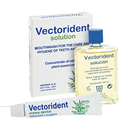 Apa de gura concentrata Vectorident cu extract de plante, 50 ml, Vectem