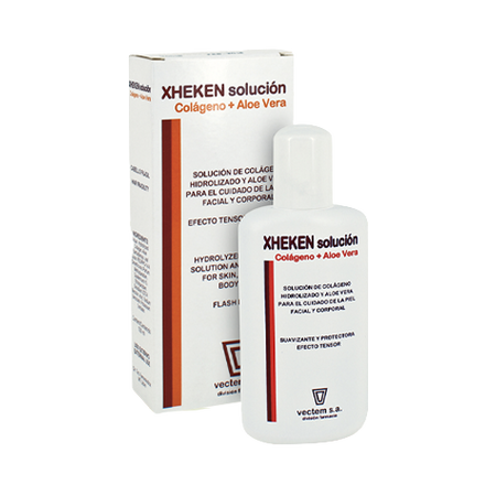 Solutie de colagen hidrolizat cu Aloe Vera Xheken, 100 ml, Vectem