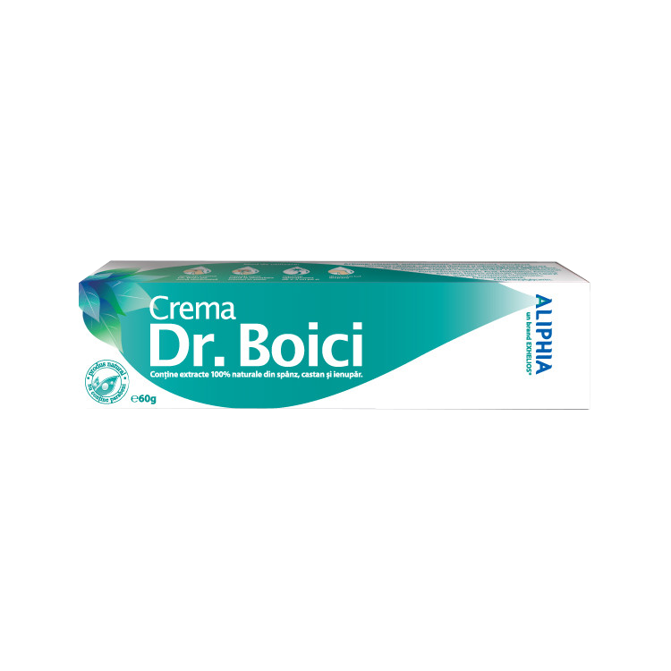 Crema pentru dureri Dr. Boici Aliphia, 60 g, Exhelios