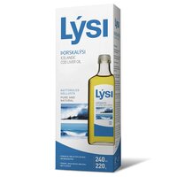 Ulei de ficat de cod natural, 240 ml, Lysi