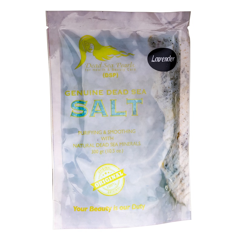 Sare de baie de la Marea Moarta cu Lavanda, 300g, Dead Sea Pearls