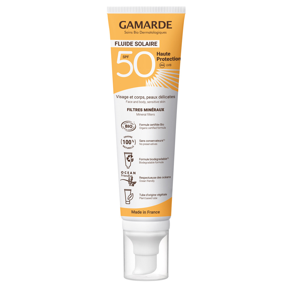 Crema protectie solara cu SPF 50, 100 ml, Gamarde