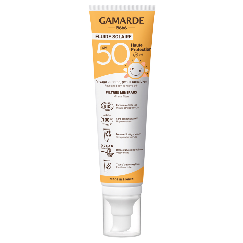 Crema protectie solara pentru bebelusi cu SPF 50, 100 ml, Gamarde