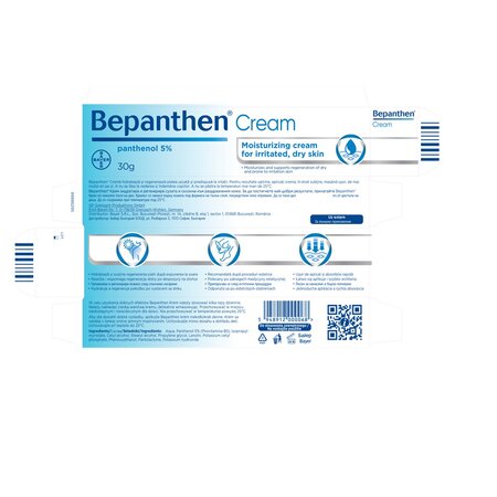 Crema Bepanthen, 30 g, Bayer 701009