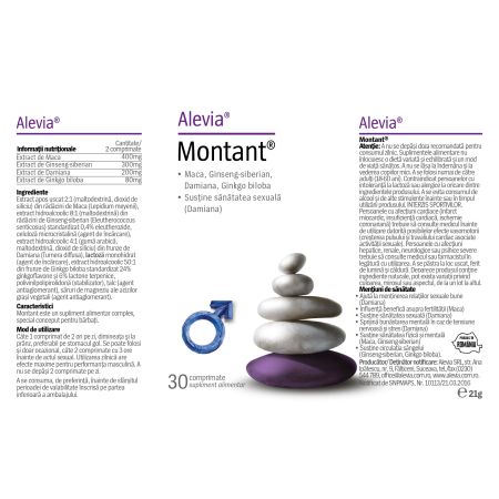 Montant, 30 comprimate, Alevia (1+1 pret special) 655896