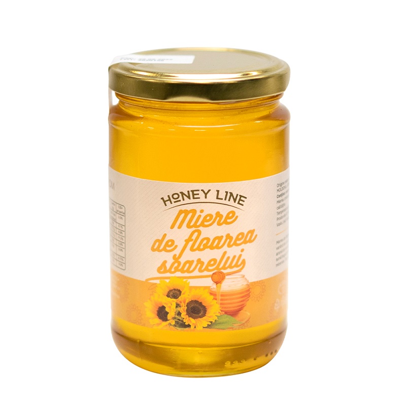 Miere de floarea soarelui Honey Line, 400 g, Apisrom