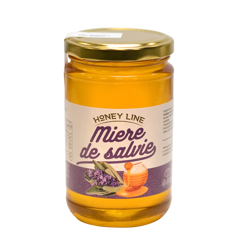 Miere de salvie Honey Line, 400 g, Apisrom