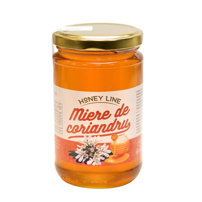 Miere de coriandru Honey Line, 400 g, Apisrom