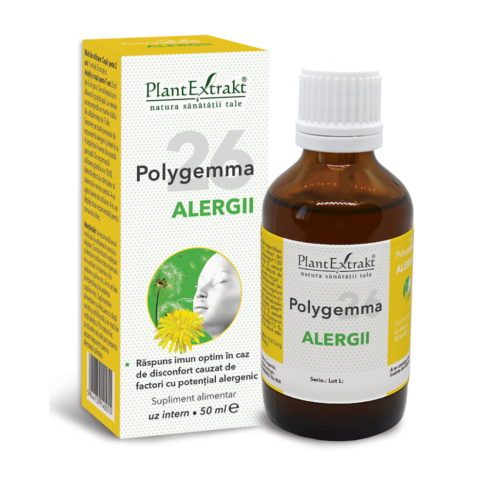 Polygemma 26 Alergii, 50 ml, Plant Extrakt