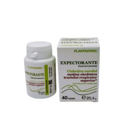 Expectorante V, 40 tablete, Plantavorel