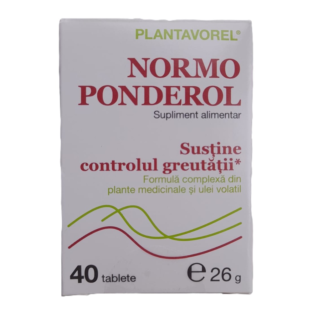 Normoponderol V, 40 tablete, Plantavorel