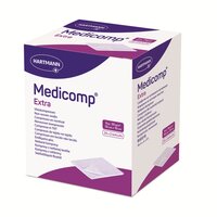 Comprese extra absorbante din material netesut Medicomp Extra, 10x10 cm, 25 bucati, Hartmann