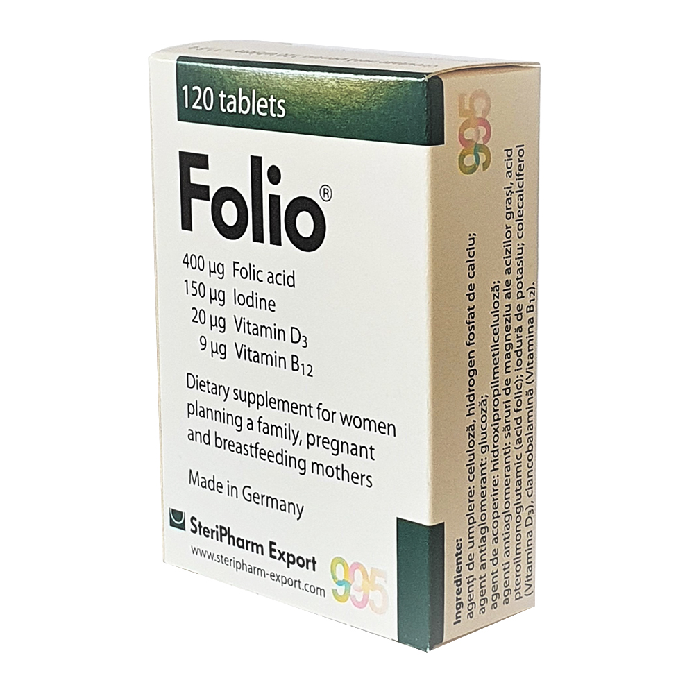 Folio, 120 tablete, Steripharm