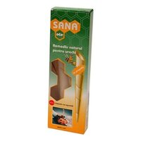 Conuri cu propolis pentru curatarea urechilor, copii, 2 bucati, Sana