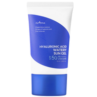 Crema-gel cu protectie solara  SPF50+ PA++++ Watery Sun Gel Hyaluronic Acid, 50 ml, Isntree