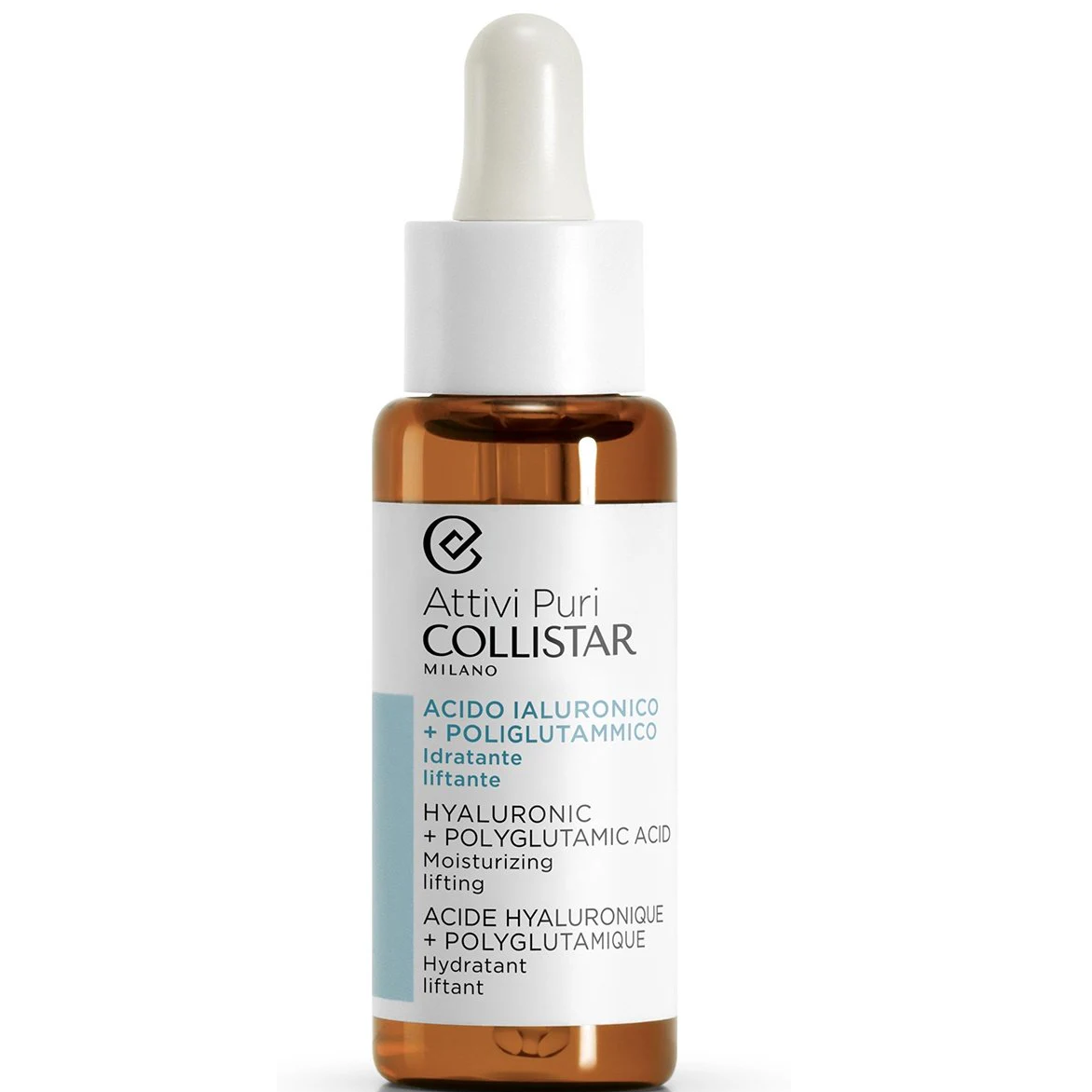 Serum cu acid hialuronic si acid polyglutamic Attivi Puri, 30 ml, Collistar