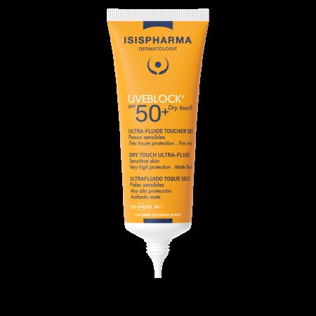 Fluid protector cu efect matifiant cu protectie solara SPF 50+ UVEBLOCK, 40 ml, Isis Pharma