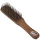 Perie de par pentru barbati Men Brown Leather, Wet Brush 629603