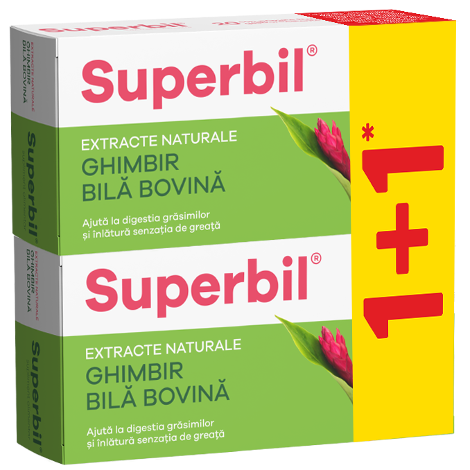 Pachet Superbil, 10 + 10 comprimate, Fiterman