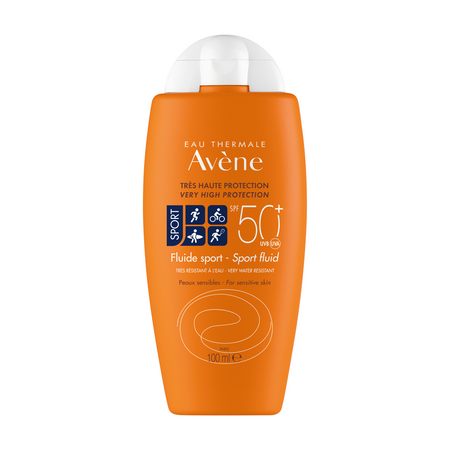 Fluid pentru protectie solara cu SPF 50+ Sport, 100 ml, Avene 557214