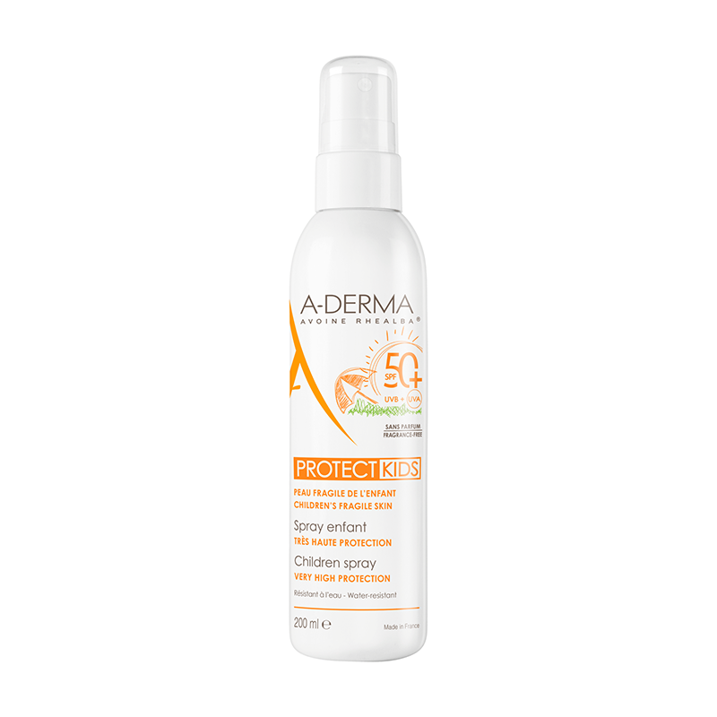 Spray protectie solara pentru copii SPF 50+ A-Derma Protect, 200 ml, A-Derma