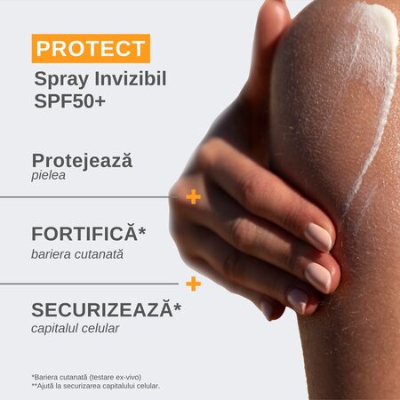 Spray pentru piele sensibila cu SPF 50+ A-Derma Protect, 200 ml, A-Derma 731040
