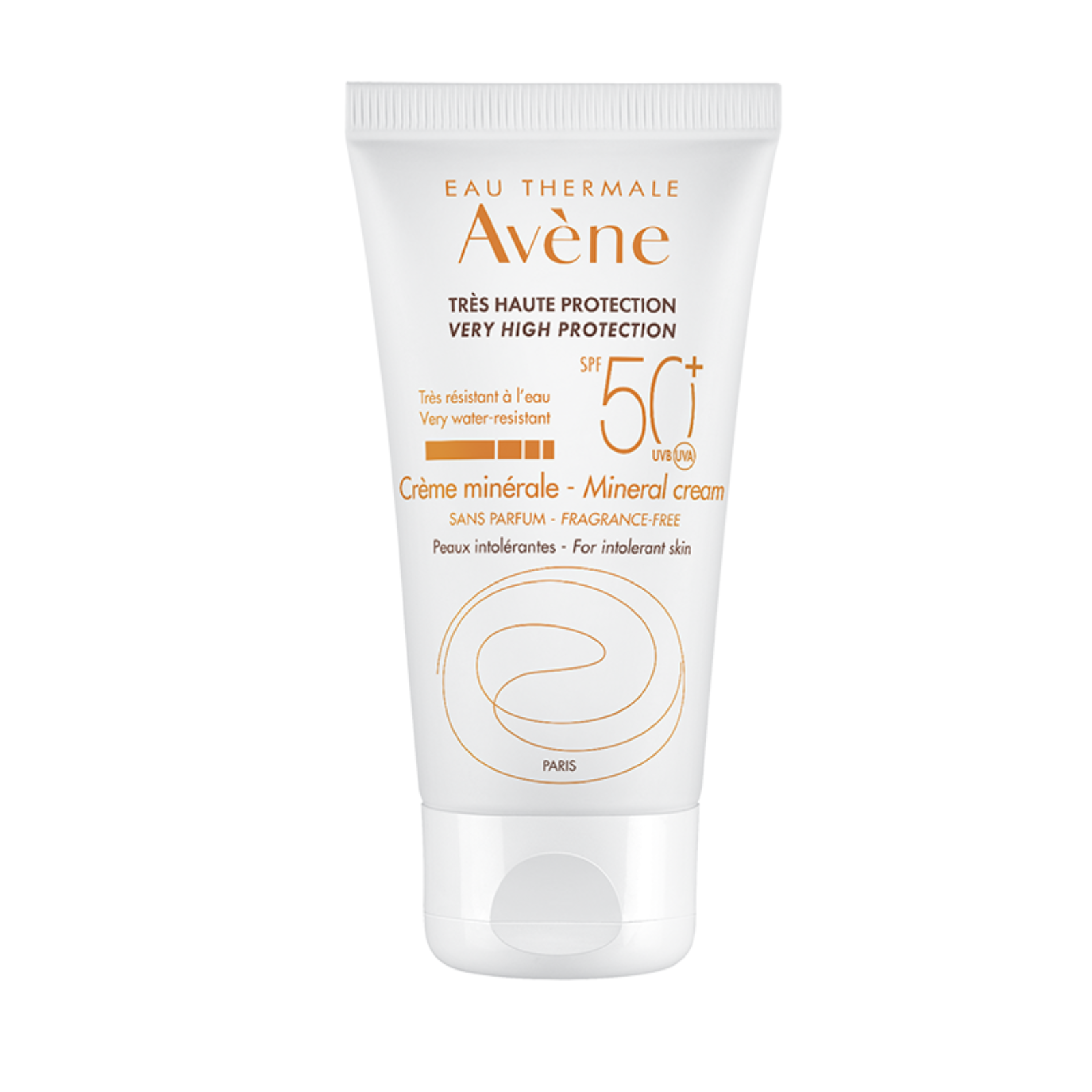 Crema minerala pentru protectie solara SPF 50+, 50 ml, Avene