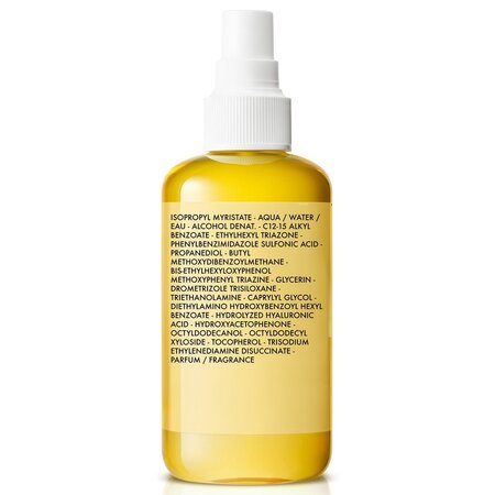 Apa cu acid hialuronic si protectie solara SPF 30 pentru fata si corp Capital Soleil, 200 ml, Vichy 752100