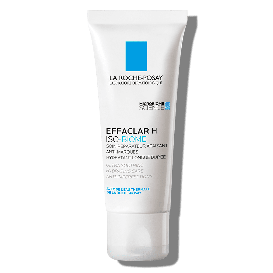 Crema hidratanta si calmanta pentru pielea grasa fragilizata Effaclar H Iso-Biome, 40 ml, La Roche-Posay