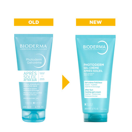 Gel-crema dupa expunerea la soare Photoderm, 200 ml, Bioderma 736550