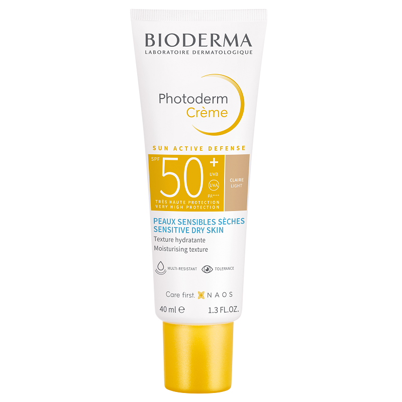 Crema lejera cu SPF50+ Claire Aquafluide Photoderm, 40 ml, Bioderma