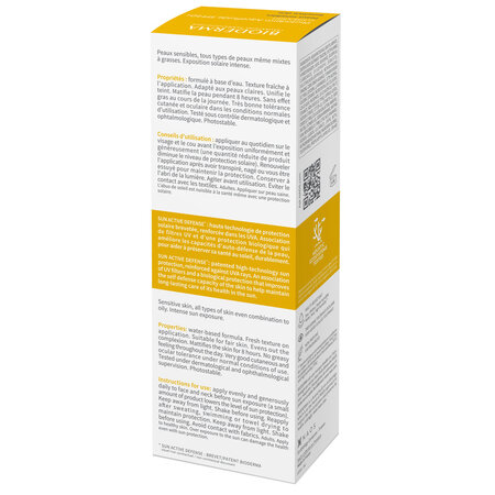 Crema lejera cu SPF50+ Invisible Aquafluide Photoderm, 40 ml, Bioderma 735768