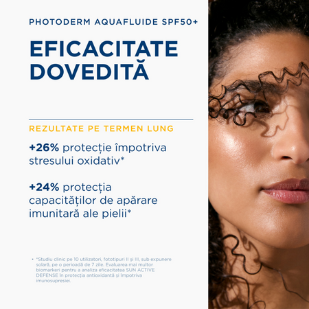 Crema lejera cu SPF50+ Invisible Aquafluide Photoderm, 40 ml, Bioderma 735756