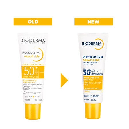 Crema lejera cu SPF50+ Invisible Aquafluide Photoderm, 40 ml, Bioderma 735769