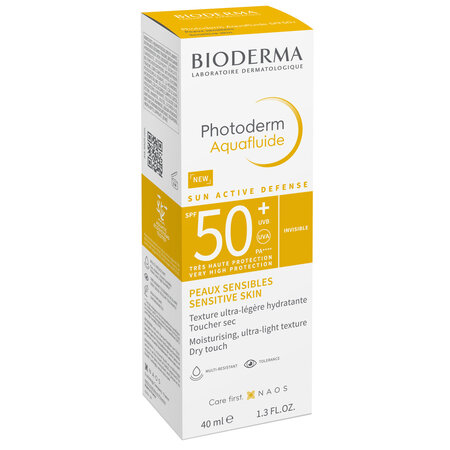 Crema lejera cu SPF50+ Invisible Aquafluide Photoderm, 40 ml, Bioderma 735754