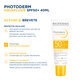 Crema lejera cu SPF50+ Invisible Aquafluide Photoderm, 40 ml, Bioderma 735758