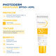 Crema lejera cu SPF50+ Invisible Aquafluide Photoderm, 40 ml, Bioderma 735757