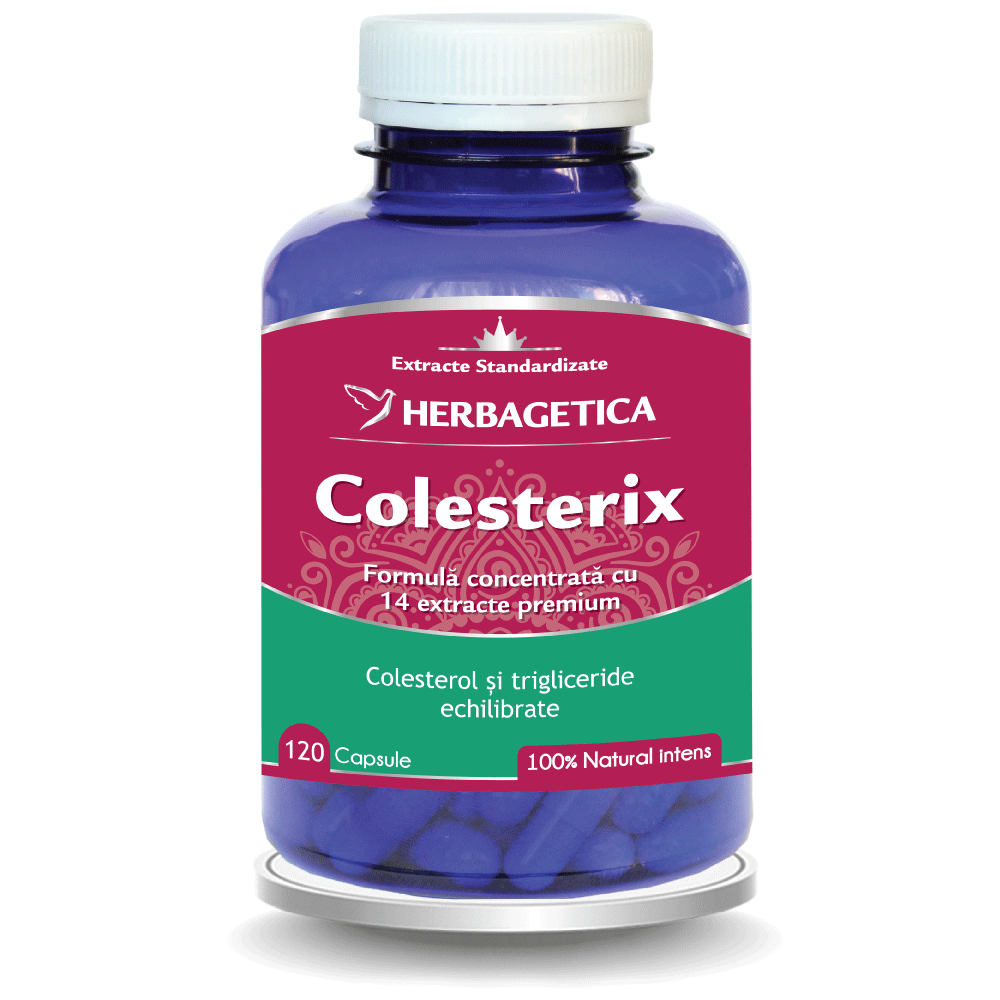 Colesterix, 120 capsule, Herbagetica