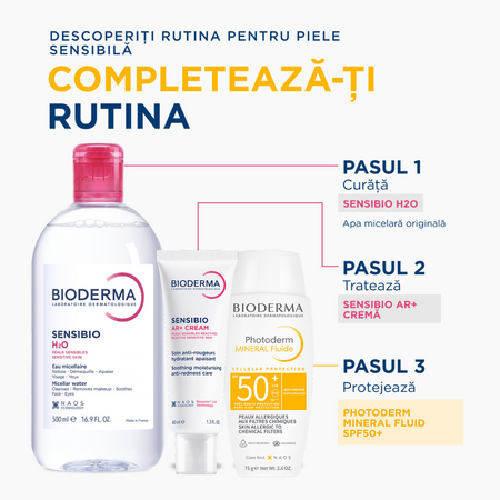 Fluid mineral cu SPF50+ Photoderm, 75 g, Bioderma 736648