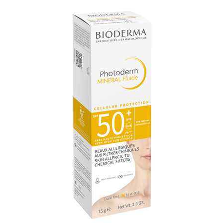 Fluid mineral cu SPF50+ Photoderm, 75 g, Bioderma 736642