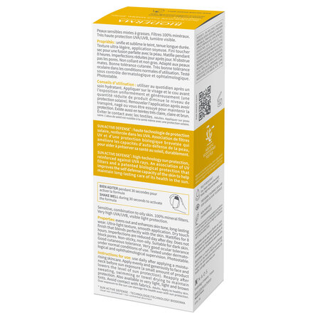 Fluid cu SPF50+ Nude Touch Mineral Auriu Photoderm, 40 ml, Bioderma 736724