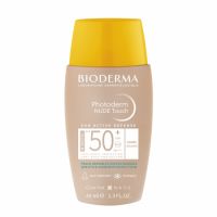Fluid cu SPF50+ Nude Touch Mineral Auriu Photoderm, 40 ml, Bioderma