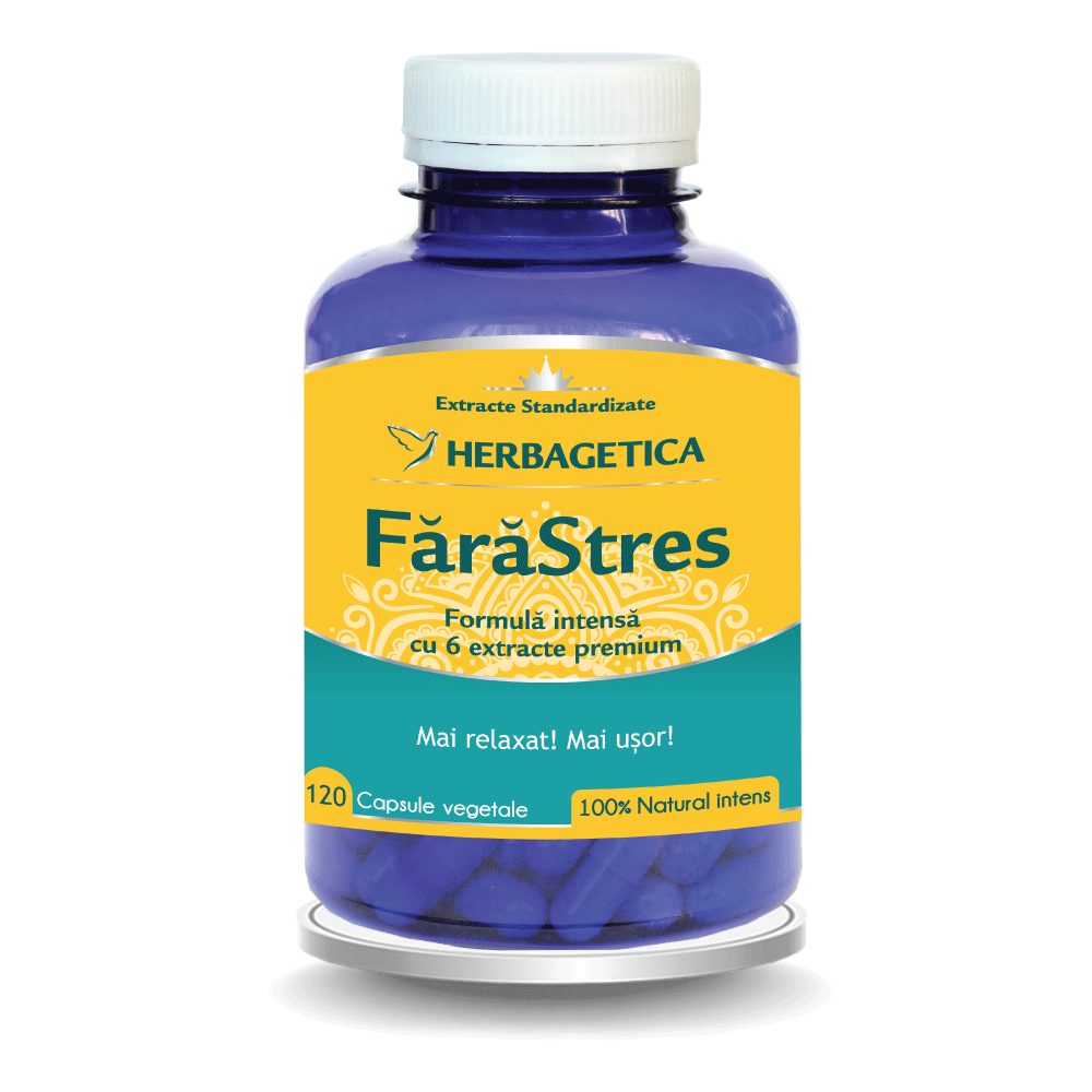 Fara Stres, 120 capsule, Herbagetica