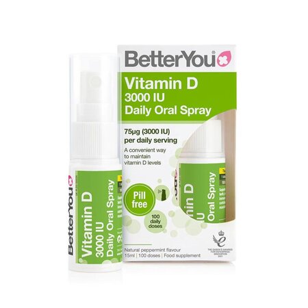 Spray oral cu vitamina D, 3000 UI, 15 ml, BetterYou