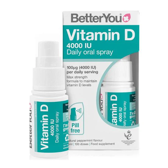 Spray oral cu vitamina D, 4000 UI, 15 ml, BetterYou