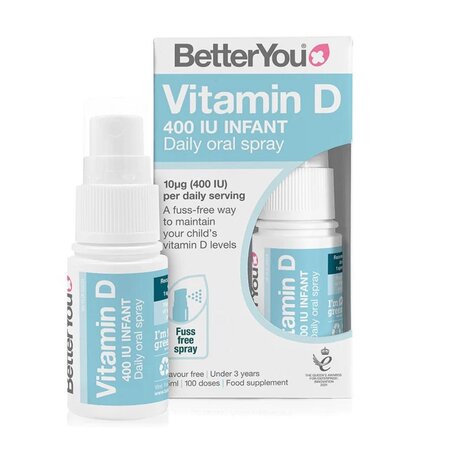 Spray oral cu vitamina D Infant, 400UI, 15ml, BetterYou